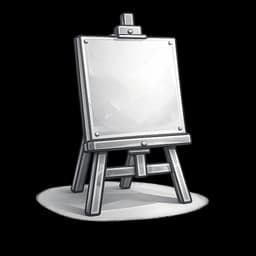 Canvas and panel painting icon representing custom original artwork by Mark Francis