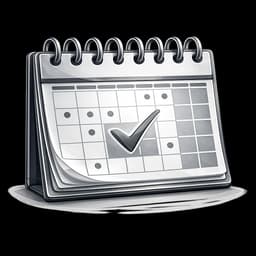 Calendar icon representing live painting events and brand activation experiences by Bulk Styles.