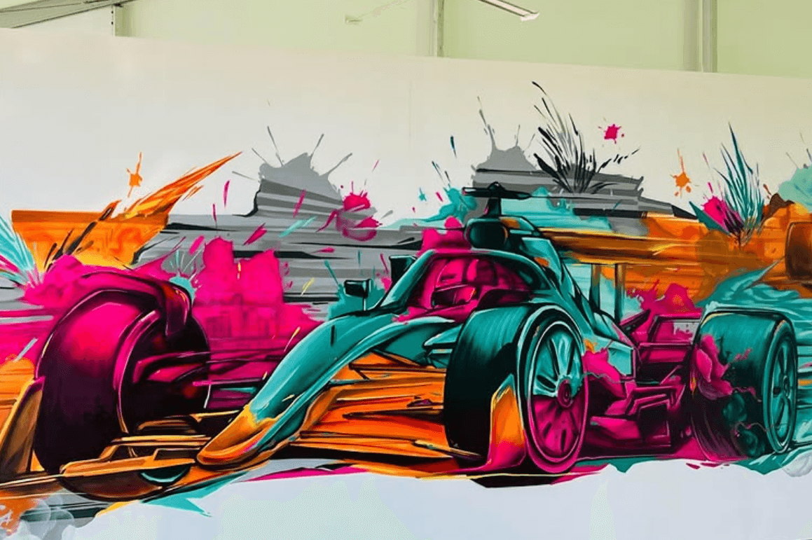 Formula 1 Miami Mural