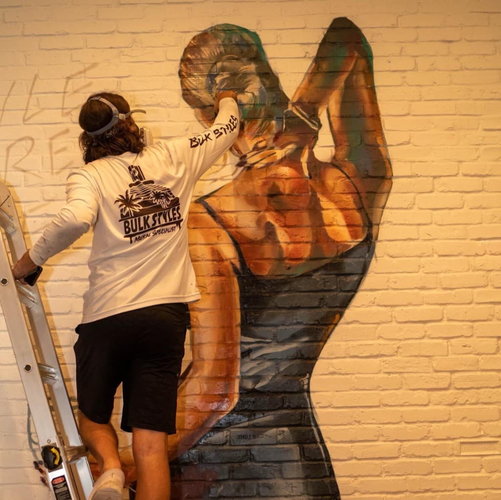 Lynora's West Palm Mural - Additional View